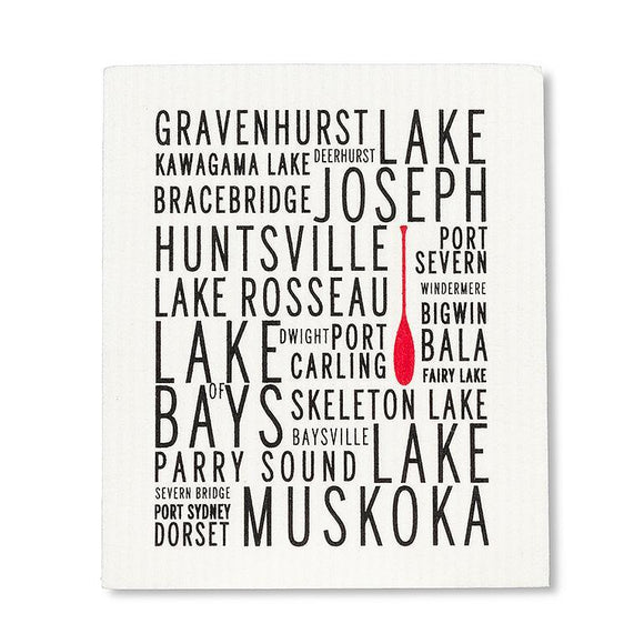 Muskoka Lakes Dishcloths Set of 2