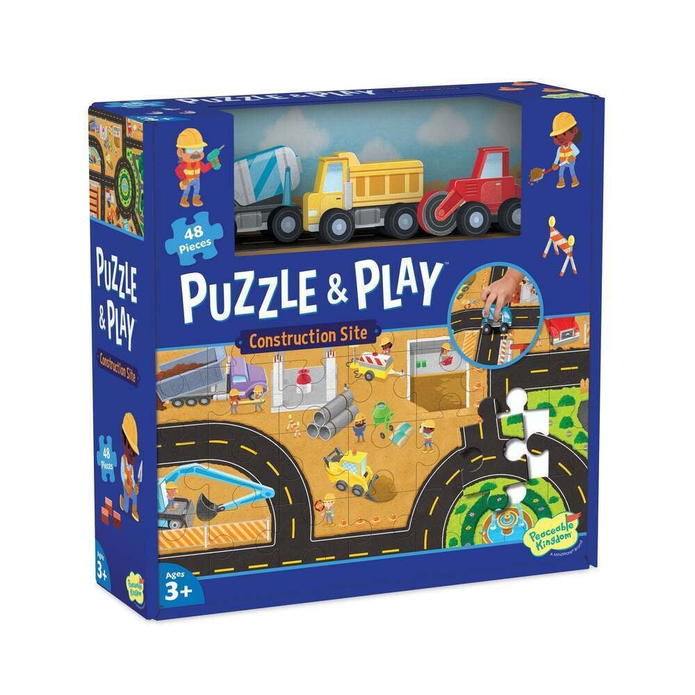 Puzzle And Play: Construction Site