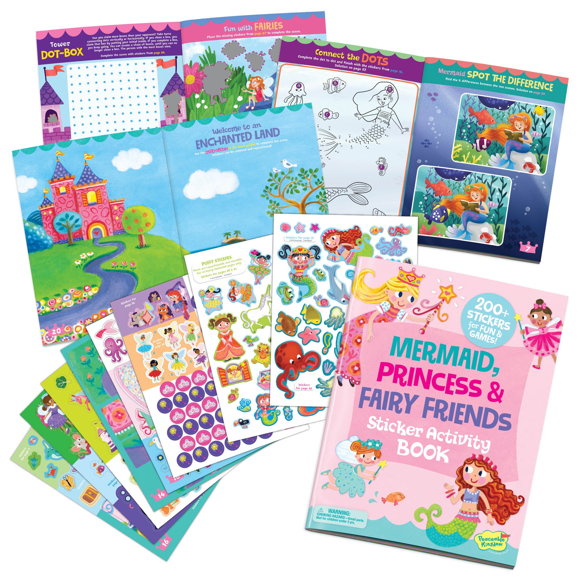 Mermaid & Friends Sticker Activity Book - 0