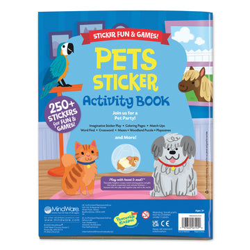 Pets Sticker Activity Book - 0