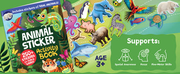 Animals Sticker Activity Book - 0