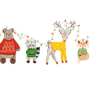 Christmas in the Wild - Illustrated Christmas Card-3