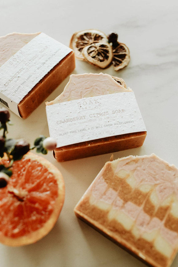 Cranberry Citrus Soap Bar