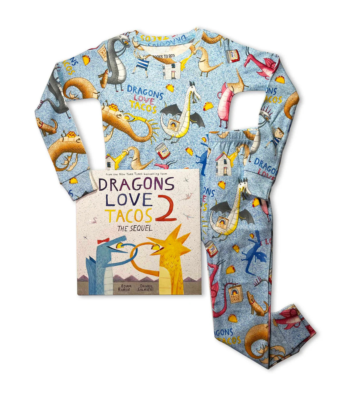 Dragons Love Tacos 2: The Sequel Book and Pajama Set