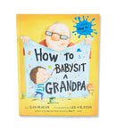How to Babysit A Grandpa Book and Pajama Set-3