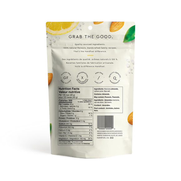Handfuel Lemon Marcona Almonds (150g)