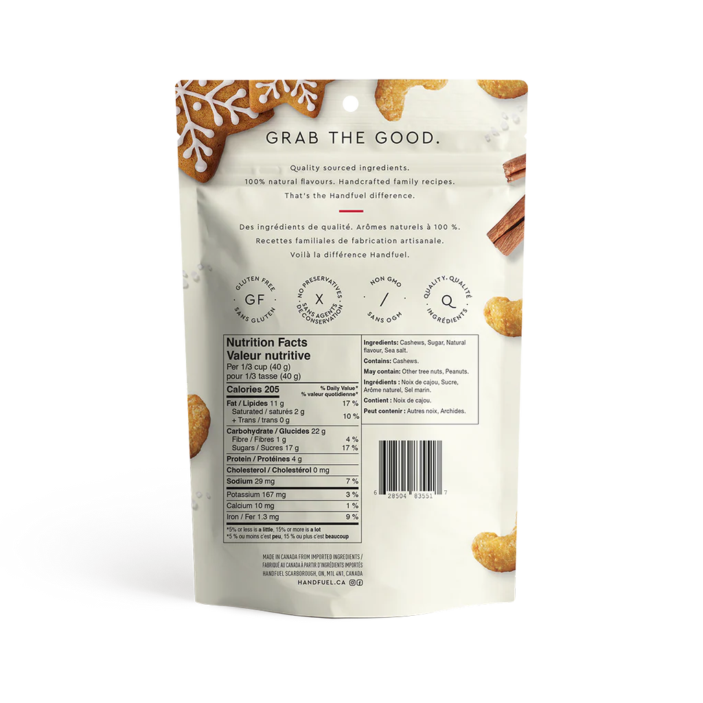 Gingerbread Cashews (120g)