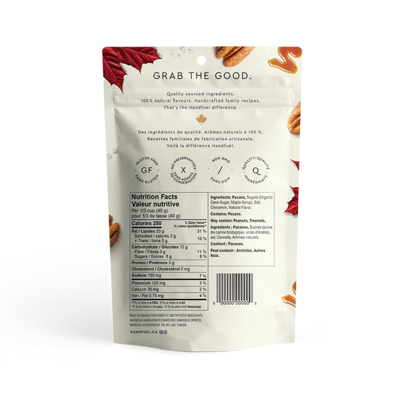 Handfuel Maple Glazed Pecans (120g)