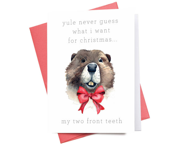 My Two Front Teeth | Christmas Greeting Card