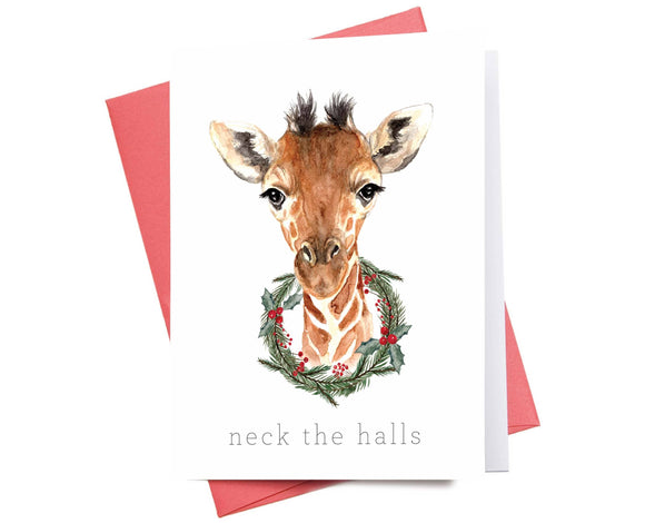 Neck the Halls | Christmas Greeting Card