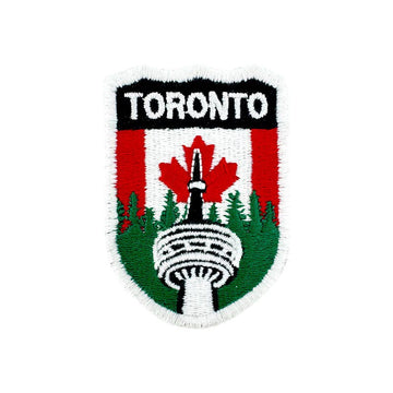 Toronto iron-on embroidery patch