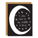 Moon and Back - Greeting Card-1