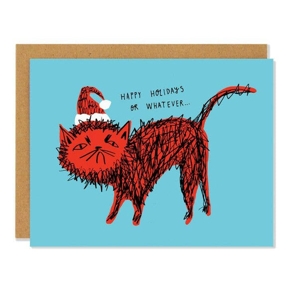 Snitty Kitty Christmas Card