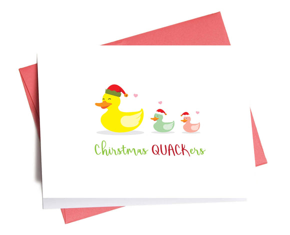 Christmas QUACKers | Holiday Greeting Card