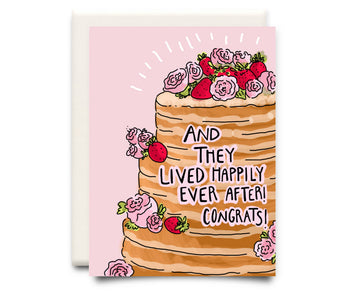 Happily Ever After! Congrats! | Wedding Greeting Card