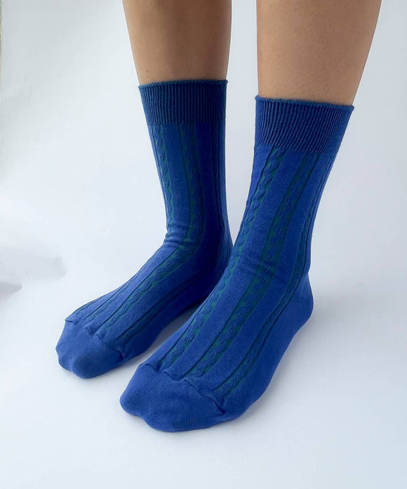 Cable Knit Dress Socks | Made in Canada | Various Colours