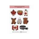 Canada Mini Sticker Sheet-1