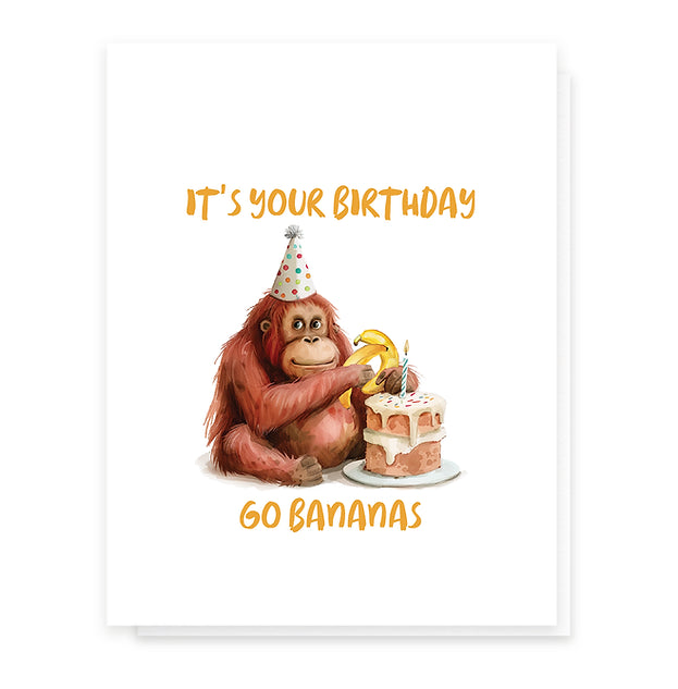 Go Bananas Birthday Card