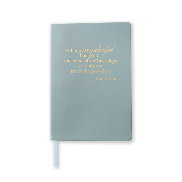 Wonderful Thought - Anne Frank Quote Journal