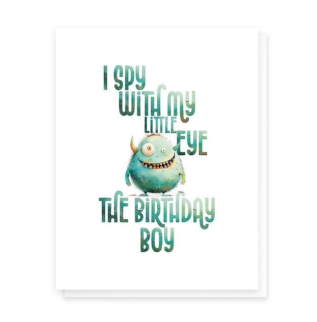 I Spy Birthday Boy Card