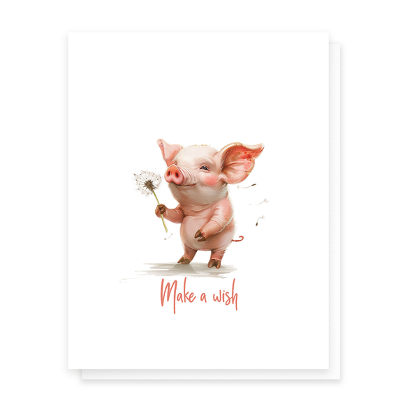 Make A Wish Piggy Card
