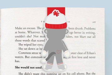 Sock Monkey Jumbo Magnetic Bookmark - 0