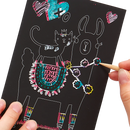 Funtastic Friends Scratch and Scribble Mini Scratch Art Kit-3