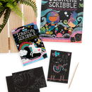 Funtastic Friends Scratch and Scribble Mini Scratch Art Kit-6