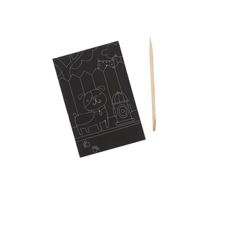 Playful Pups Scratch and Scribble Mini Scratch Art Kit - 0