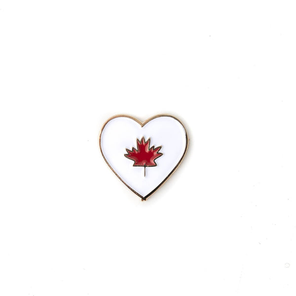 Canada Heart Enamel Pin