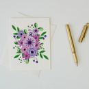 Purple Flowers Card-2