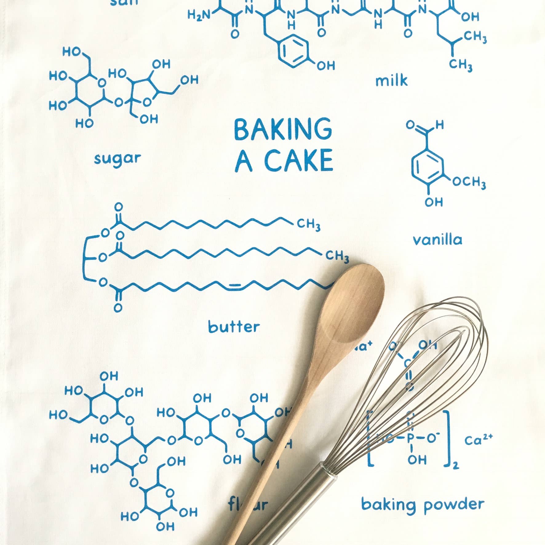 Baking A Cake Tea Towel