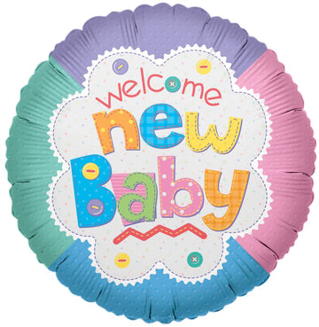 Welcome Baby Quilt - Air Balloon on a Stick
