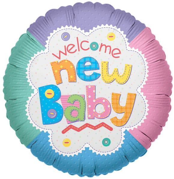 Welcome Baby Quilt - Air Balloon on a Stick