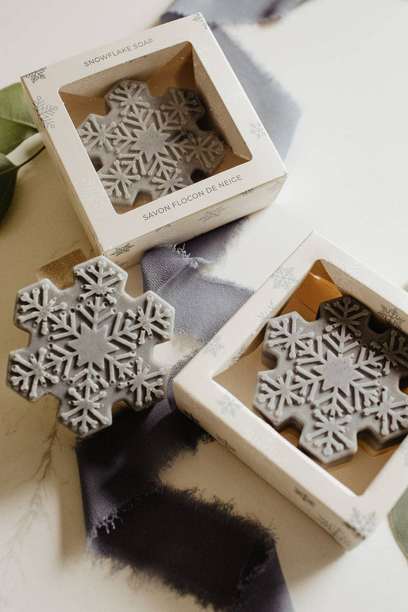 Snowflake Soap Bar: Holiday Collection