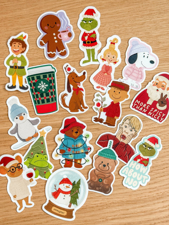 Cozy Drink Gingerbread - Christmas Cookie Vinyl Sticker
