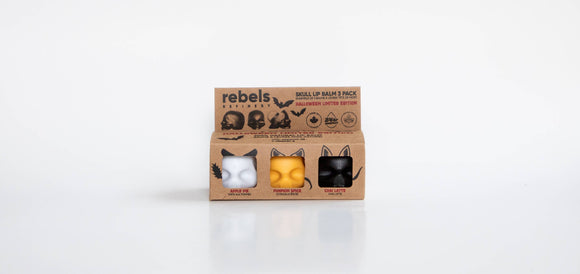 3 Pack Skull Lip Balm HALLOWEEN LIMITED EDITION