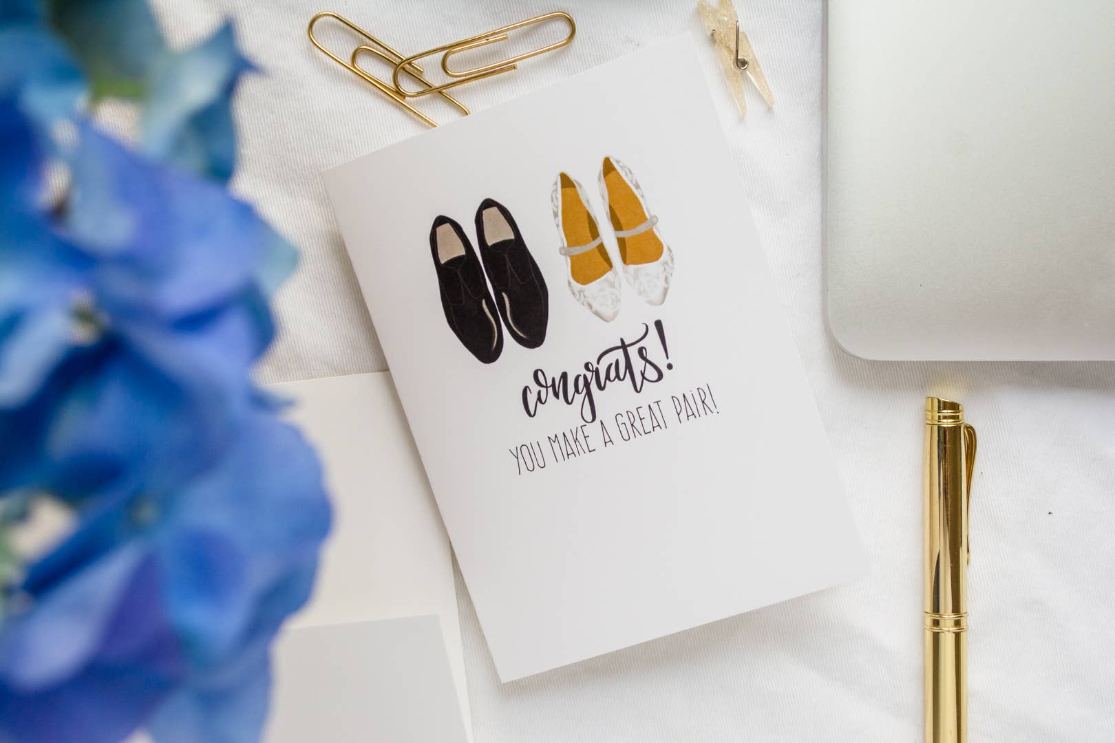 Congrats You Make A Great Pair - Greeting Card - 0