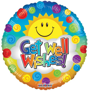 Get Well Sunshine - Air Balloon on a Stick