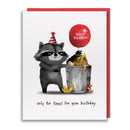 Greeting Card - Raccoons Finest Garbage-1