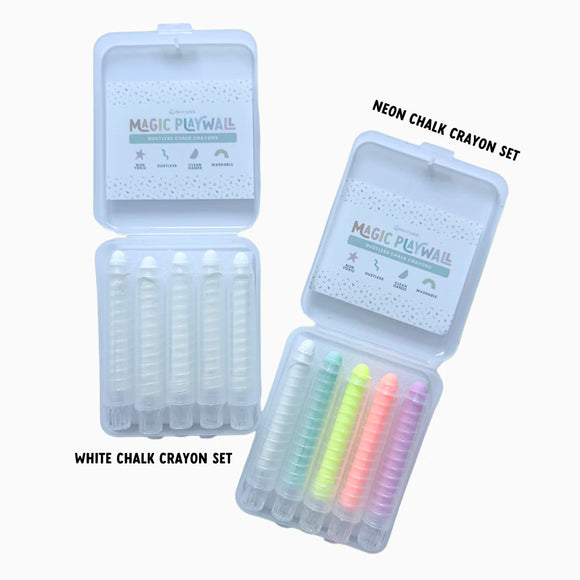 Dustless Chalk Crayons + Magnetic Holder | Cherrypick
