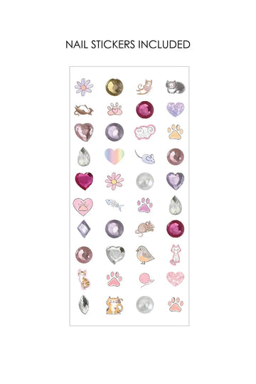 Claw-some Nail Polish and Nail Sticker Set - 0