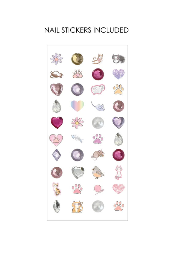 Claw-some Nail Polish and Nail Sticker Set