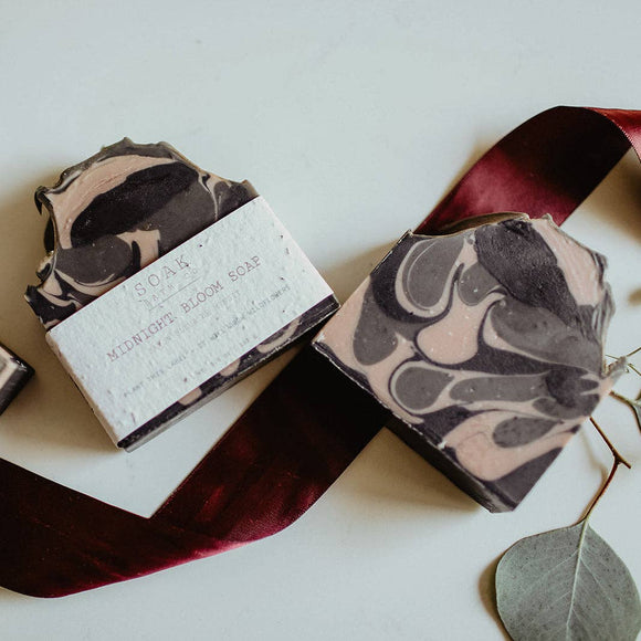 Midnight Bloom Soap Bar - Floral Collection - Made in Canada