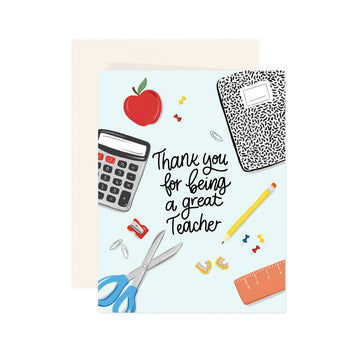 Great Teacher Card