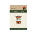 Double Double Coffee Cup Enamel Pin-2