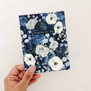 Navy Floral Thinking of You Card | Sympathy Card-5