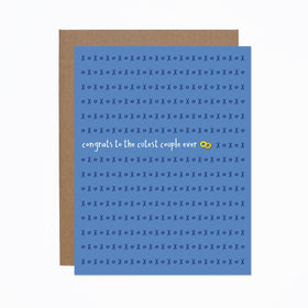 Wedding Rings Congratulations Card 