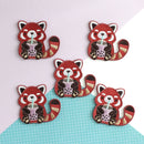 Bubble Tea Red Panda Iron On Patch-4