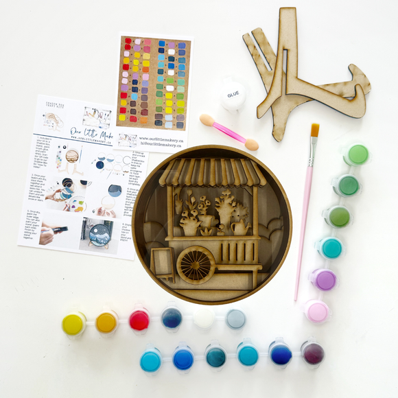 Petal Pop-Up Shadow Box Kit